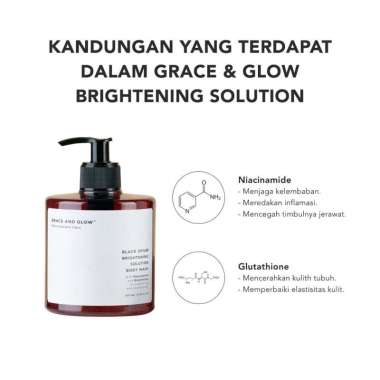 Grace and Glow Black Opium Brightening Booster - English Pear and Freesia Anti Acne Solution Body Wash (NEW)