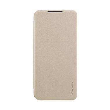 Nillkin Sparkle Leather Flip Casing for Xiaomi Redmi Note 7 / Xiaomi Redmi Note 7 Pro Gold