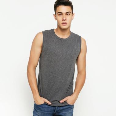 VM Polos Kaos Buntung Kaos M Abu Tua