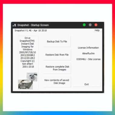 License Drive Snapshot Pro Lifetime