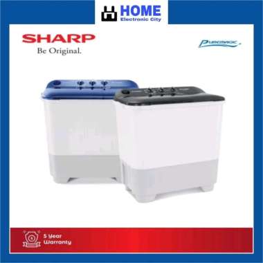 SHARP ES-T75NT Mesin Cuci 2 Tabung 7Kg EST75NT / Garansi Resmi