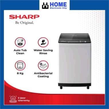 Sharp Mesin Cuci 1 Tabung ES-M8000TGG Garansi Resmi