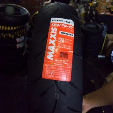 Ban luar MAXXIS VICTRA 130 70 17 Tubeless PRODUKSI TERBARU Motor Vixion Byson Moge FREE PENTIL