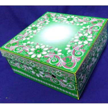 DICARI BANGET!!! ( Kardus ) Dus Snack/Dus Nasi Motif Batik Uk. 20 x 20 x 9