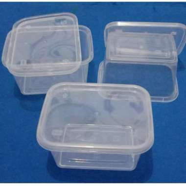 Termurah!!!! Thinwal Kotak 300ml 25 psc /Food Container Box Tempat Makanan Plastik Thinwall 300ml