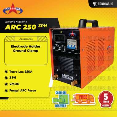 Mesin Travo Las Inverter Daesung MMA ARC 250 3PH ARC250 ARC-250