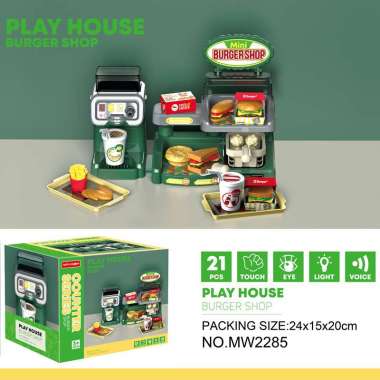 OEM ONE-M223 M225 Mainan Mesin Kasir Anak Counter Play house / Mainan Ice Cream Fast Food Dessert Ju