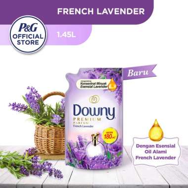 Downy French Lavender Softener Pewangi dan Pelembut Pakaian Konsentrat [1.45 L]