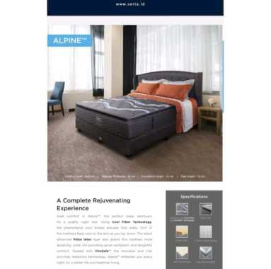 Springbed Serta Alpine | Kasur Serta Mattress Set 180 x 200