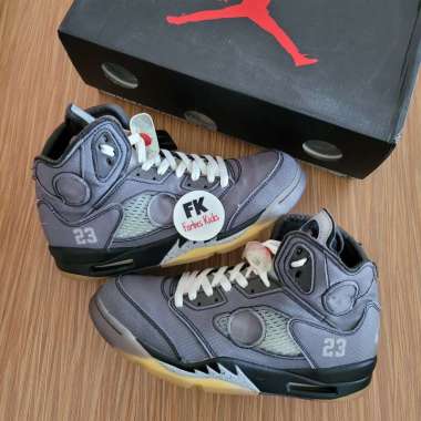 Air Jordan 5 Retro Off White Black || off-white what the black sail og