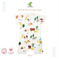 Wakakids Jumpsuit Bayi Anak Laki Laki dan Perempuan Unisex Resleting Full Printed 3705 3706 Venjs