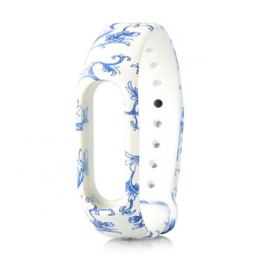 Bluelans #22 Camouflage Flower Replacement Wristband TPU Strap Bracelet for Xiaomi Mi Band 2