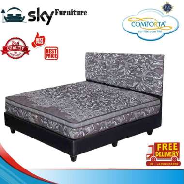 Full Set Kasur Springbed Comforta SUPERFIT Super Gold 180 x 200