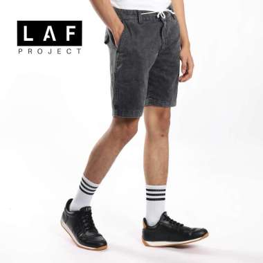 Celana Pendek Pria Dewasa Katun Chino Wash Hitam Premium LAF Project 34 Hitam