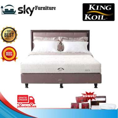 1 Set Kasur KING KOIL Springbed ( Viscountess ) Full set bed 180x200