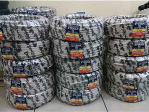 Eterna KABEL NYM 2x1.5 50Meter / Kabel KAWAT isi 2 ROLL 50Meter SNI