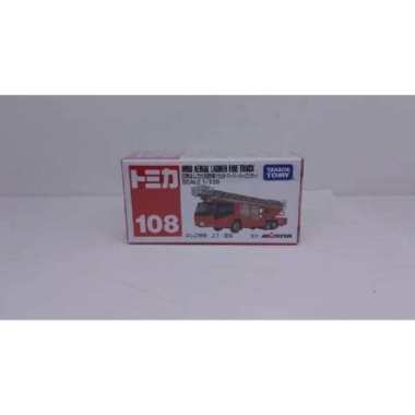 TOMICA NO 108 HINO AERIAL LADDER FIRE TRUCK TOMICA TAKARA TOMY