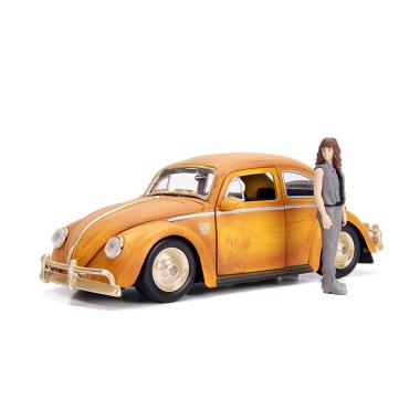 Jada Hollywood Rides Transformers Bumblebee Volkswagen Beetle Bumblebee & Charlie Diecast