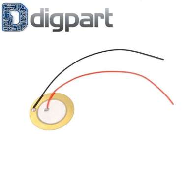 Piezo Elements 27mm Disc Drum Trigger Sensor Sonar + Kabel Tembaga