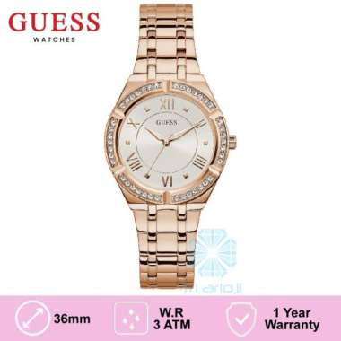 GUESS GW0033L3 Original COSMO Jam Tangan Wanita Analog Rose Gold