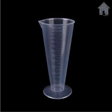 Cawan Takar - Gelas Ukur Plastik Tirus 50 / 100ml. 50mL