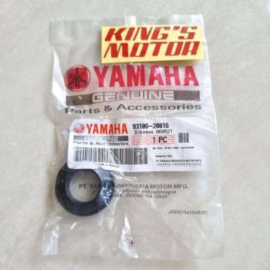Seal Sil Laher Bearing Roda Tromol Depan Jupiter Z1, Vega Zr, (20816) Hitam