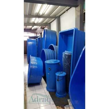 BAK FIBER PERSEGI+FILTER UK. 200X100X100 CM KOLAM IKAN KOI KARANTINA
