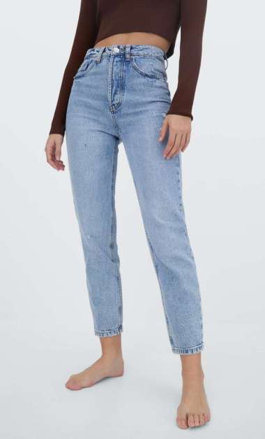 Harga Stradivarius Jeans MOM Terbaru 
