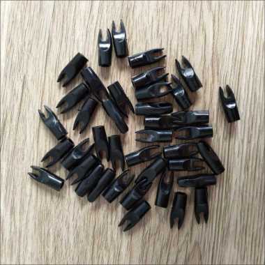 NOCK PIN SIZE L TIPE 2 - ARROW NOCK - NOCK ANAK PANAH - ENIGMAZONE HITAM SOLID