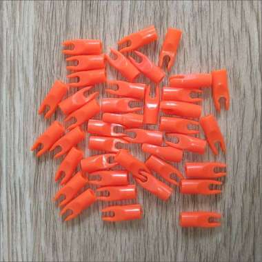 NOCK PIN SIZE L TIPE 2 - ARROW NOCK - NOCK ANAK PANAH - ENIGMAZONE ORANGE SOLID