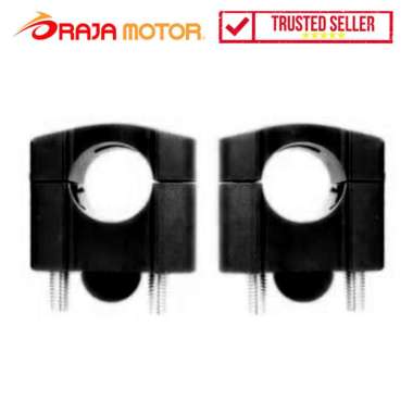 RajaMotor Peninggi Stang Fatbar dan Non Fatbar CNC Hitam