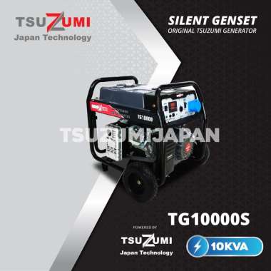 Genset 10 kva 8000 watt 8500 watt Tsuzumi TG 10000S ,100% tembaga AVR