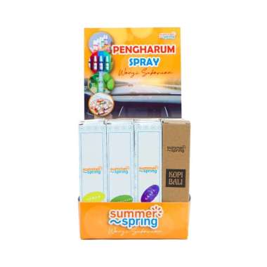 Display Counter Pengharum Botol Spray