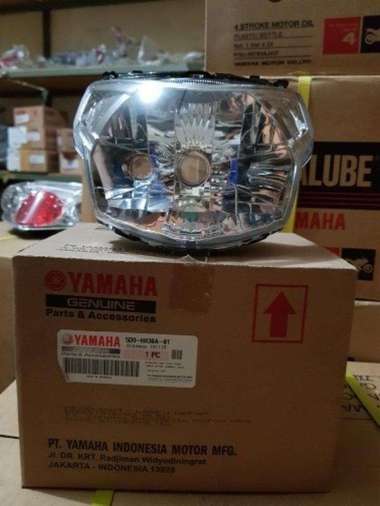 Lampu Depan Vega Zr / Reflektor Vega Zr Asli Yamaha - Chrome