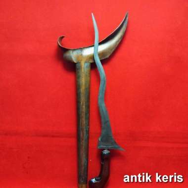 Pusaka Keris Sepuh Pandawa Lare Luk 5 Besi Hurap Keleng Majapahit Asli