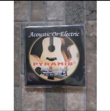 Senar gitar akustik elektrik 09 piramid 1 set