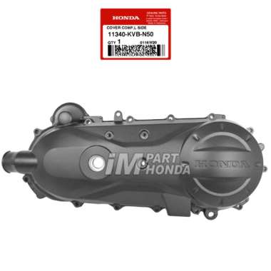 AHM 11340-KVB-N50 Cover L Side Bak Tutup CVT Vario 110 Techno Karbu