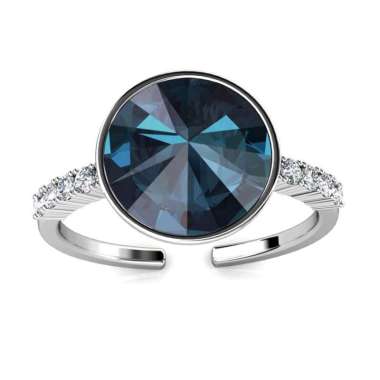 Patrician Ring - Cincin Crystal by Her Jewellery Adjustable