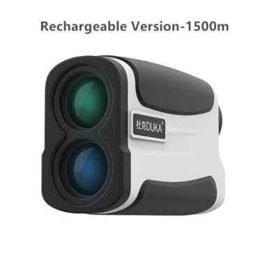 DUKA Teropong Golf Jarak Rangefinder Rechargeable - DKW-S Black White