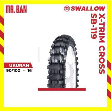 Ban Motor Trail Swallow Ring 16 uk. 90/100-16 SB-119R X-Trim Cross TT