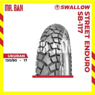 Ban Motor Swallow Tubles SB-117 Street Enduro Ring 17 Uk. 130/80 TL