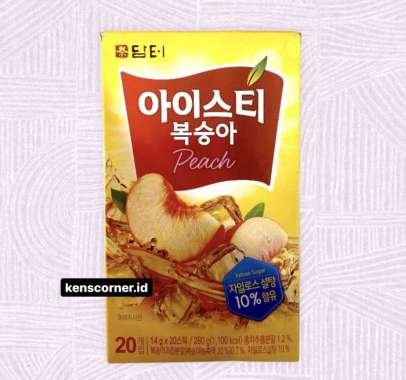 DAMTUH ICE PEACH TEA / TEH BUBUK KOREA / MINUMAN KOREA BUBUK / ICE TEA