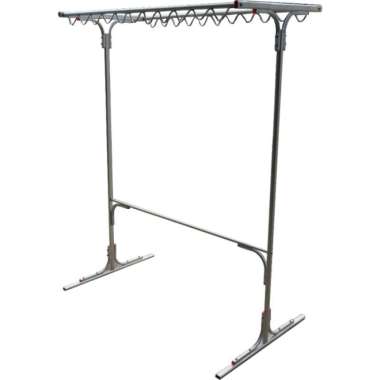 Jemuran Baju Aluminium Kapstok 120cm 2 Jalur