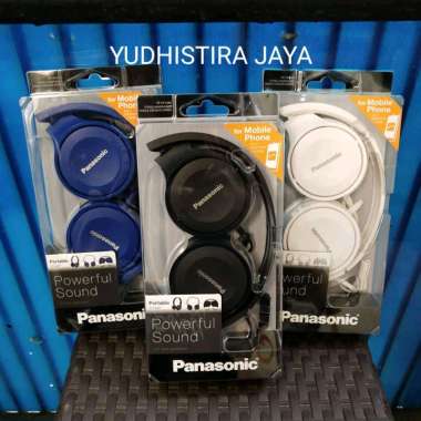 Panasonic HF100 Original Wired Headphone Foldable HITAM