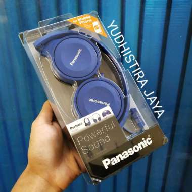 Panasonic HF100 Original Wired Headphone Foldable BIRU