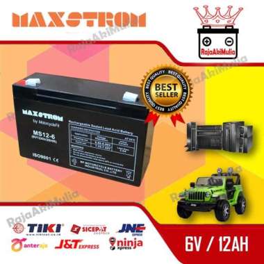 Aki Kering Vrla Mainan Mobil Anak Mf 6V-12Ah