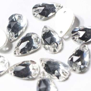 Torenda Crystal Jahit Tetes Payet T3230 (12x7) / PCS Crystal