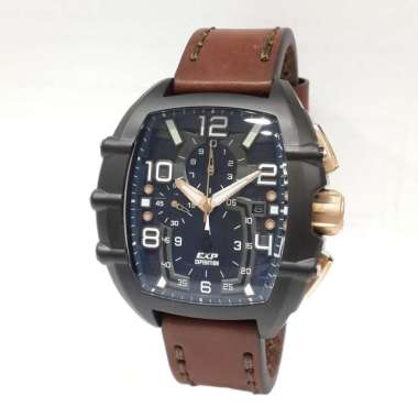Expedition Chronograph 6782MCL Leather Strap Jam Tangan Pria Biru Multi Colour