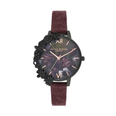 Olivia Burton OB16AD44 Jam Tangan Analog Wanita Dark Brown