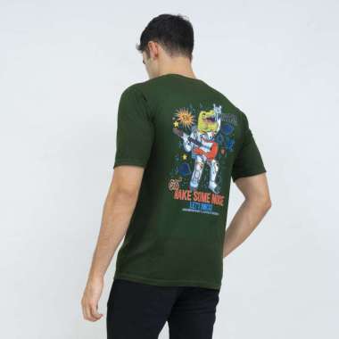 kaos pria lengan pendek Green Noise Space houseofcuff X little fresco M